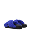 Marni Purple Fabric Slippers Sandals Marni