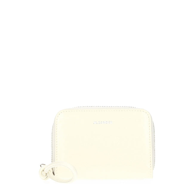 Jil Sander Beige Leather Wallets Jil Sander
