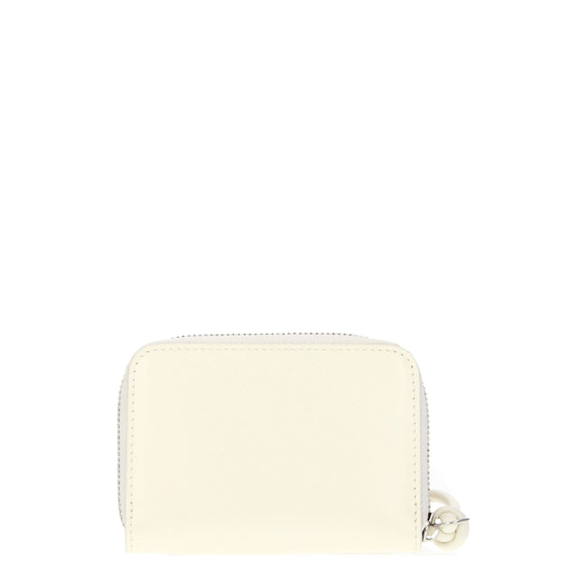Jil Sander Beige Leather Wallets Jil Sander