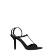 Givenchy Black Satin Stiletto Heels Sandals Givenchy