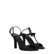 Givenchy Black Satin Stiletto Heels Sandals Givenchy