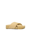 Jil Sander Beige Horsehair Slippers Sandals Jil Sander