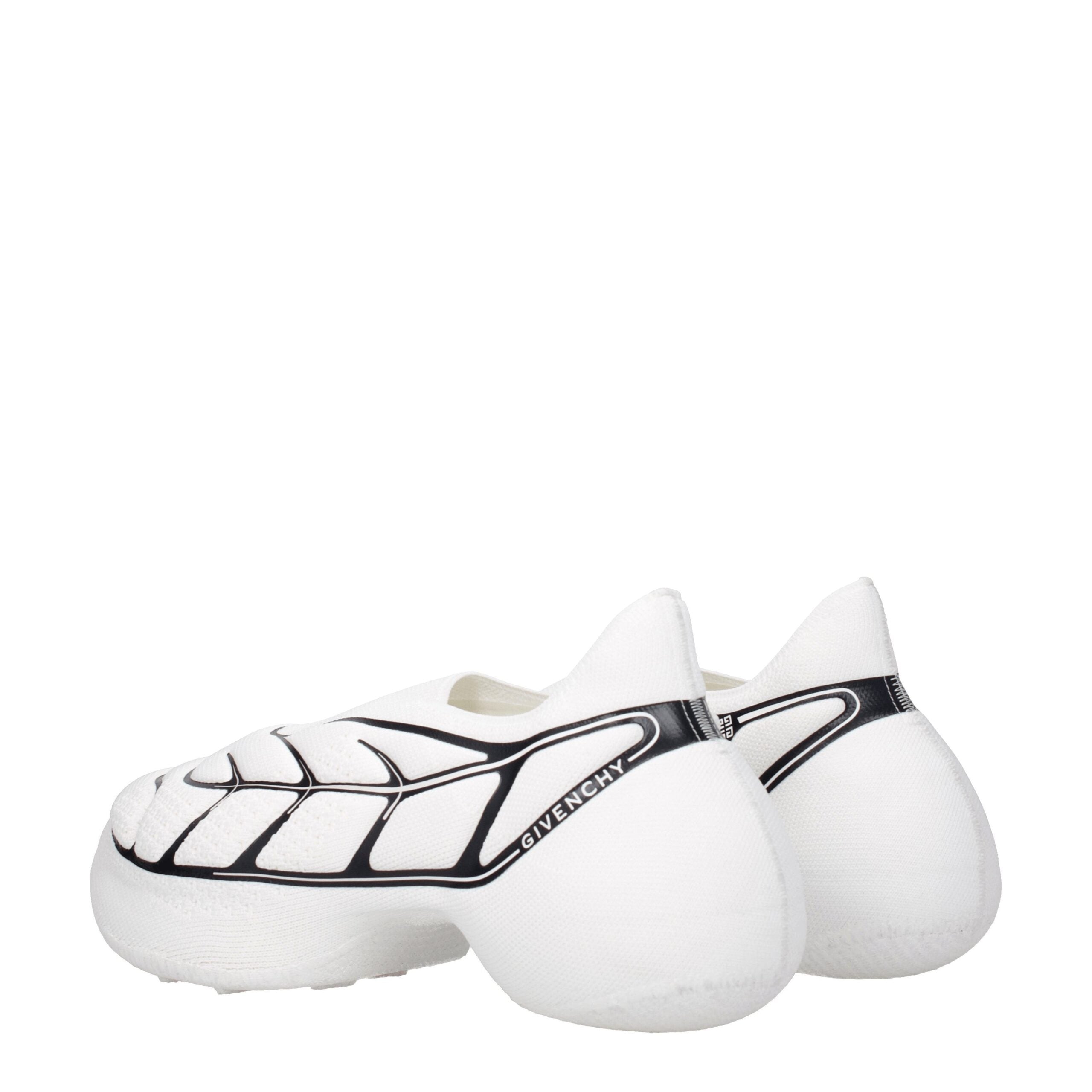 Givenchy White Fabric Low Tops Givenchy
