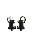 Givenchy Black Satin Stiletto Heels Sandals Givenchy