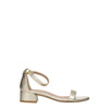 Stuart Weitzman Gold Leather Flat Sandals Stuart Weitzman