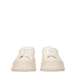 Jil Sander Beige Leather Platform Sneakers Jil Sander
