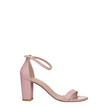 Stuart Weitzman Pink Leather Stiletto Heels Sandals Stuart Weitzman