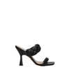 Stuart Weitzman Black Leather Stiletto Heels Sandals Stuart Weitzman