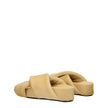Jil Sander Beige Horsehair Slippers Sandals Jil Sander