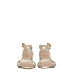 Stuart Weitzman Gold Leather Flat Sandals Stuart Weitzman
