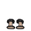Stuart Weitzman Black Leather Stiletto Heels Sandals Stuart Weitzman