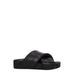 Jil Sander Black Leather Slippers Sandals Jil Sander