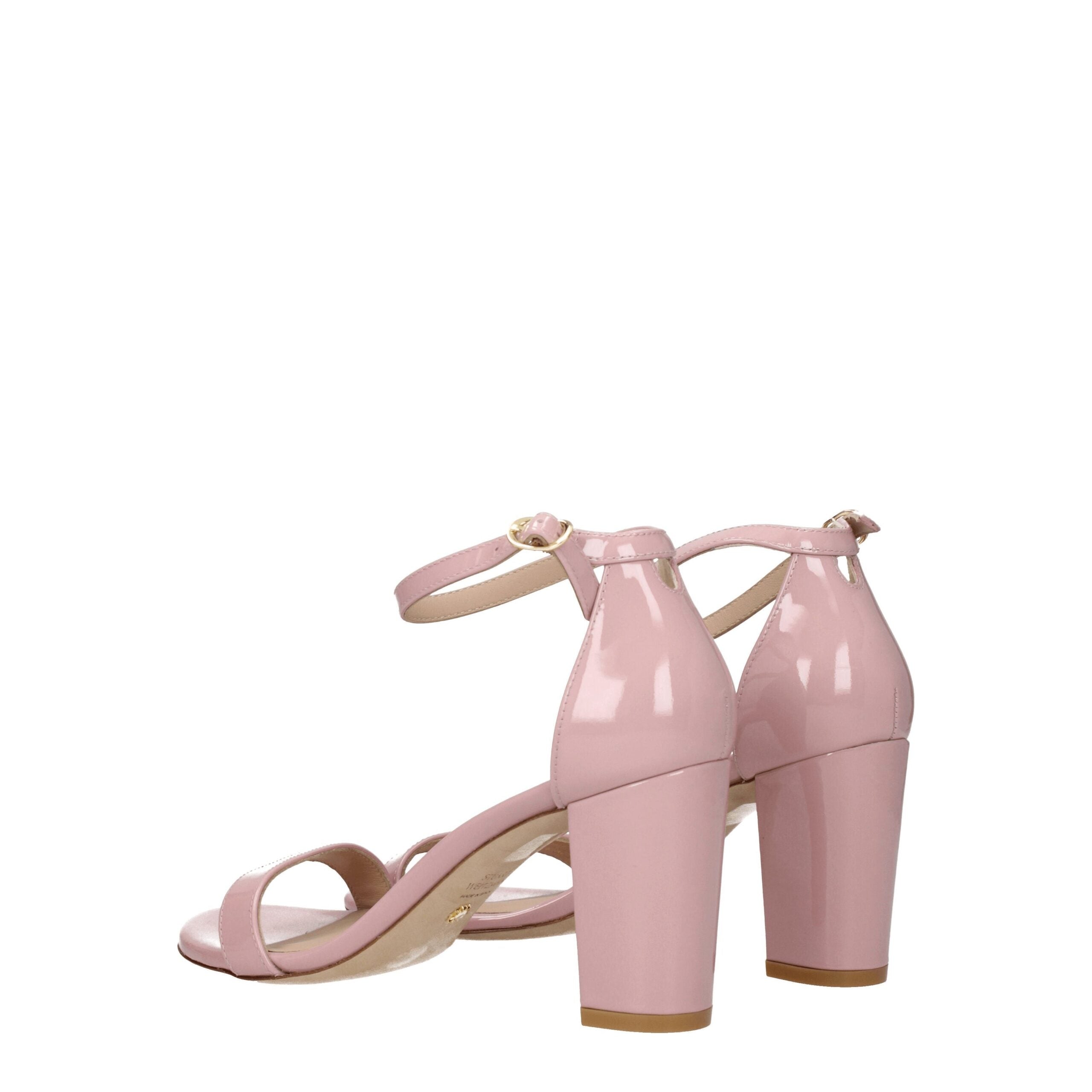 Stuart Weitzman Pink Leather Stiletto Heels Sandals Stuart Weitzman