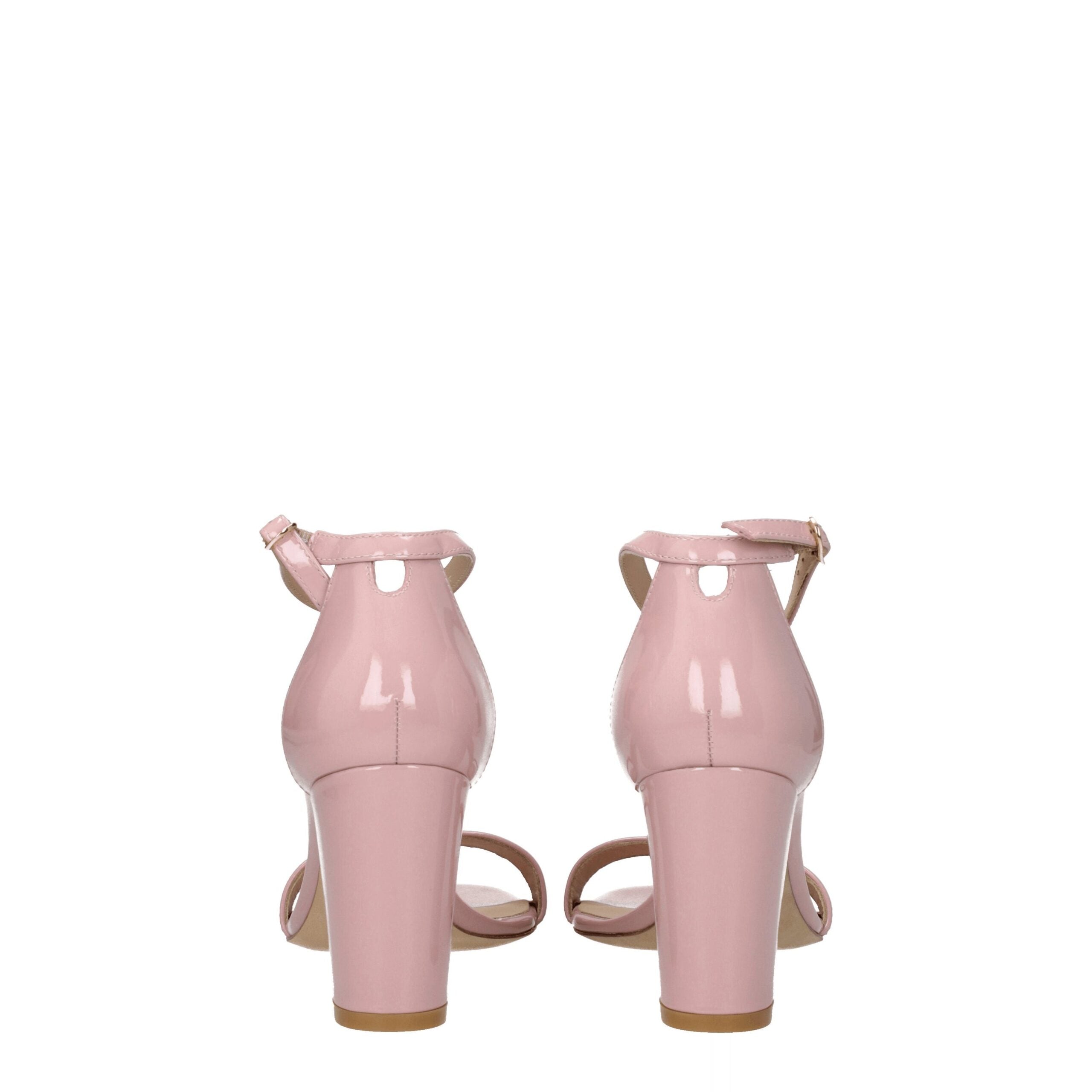 Stuart Weitzman Pink Leather Stiletto Heels Sandals Stuart Weitzman