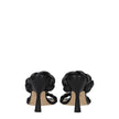 Stuart Weitzman Black Leather Stiletto Heels Sandals Stuart Weitzman