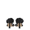 Stuart Weitzman Black Leather Stiletto Heels Sandals Stuart Weitzman