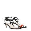 Lanvin Black Leather Stiletto Heels Sandals Lanvin