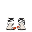 Lanvin Black Leather Stiletto Heels Sandals Lanvin