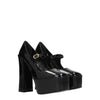 Stuart Weitzman Black Leather Platforms Pumps Stuart Weitzman