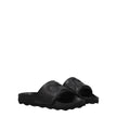 Off-White Black Leather Slippers Sandals Off-White