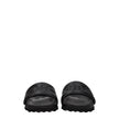 Off-White Black Leather Slippers Sandals Off-White