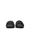 Off-White Black Leather Slippers Sandals Off-White
