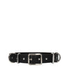 Moschino Black Leather Belts Moschino