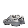 Valentino Garavani Gray Fabric Athletic Sneakers Valentino Garavani