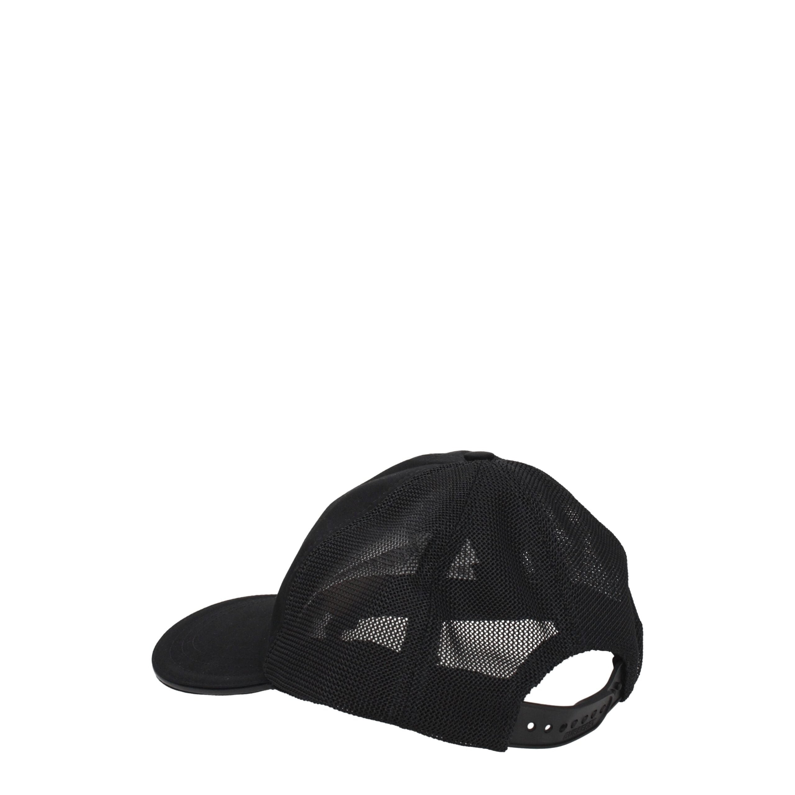 Burberry Black Cotton Caps (Baseball Hat) Burberry