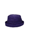Jacquemus Purple Raffia Hats Jacquemus