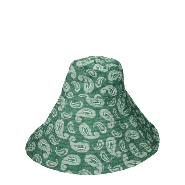 Jacquemus Green Cotton Sunhats Jacquemus