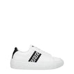 Versace White Leather Low Tops Versace