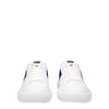 Versace White Leather Low Tops Versace