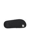 Versace Black Leather Slippers Sandals Versace