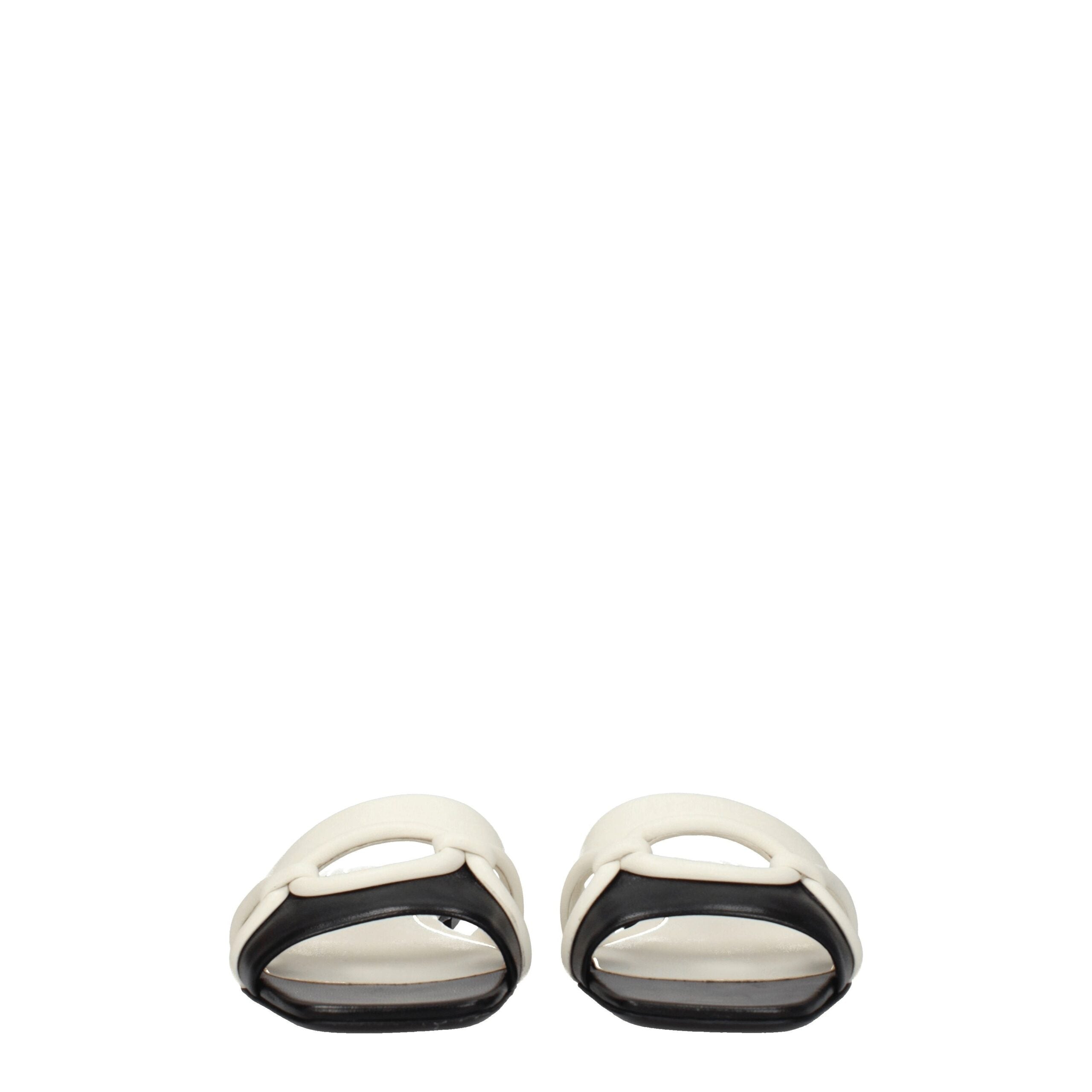 Valentino Garavani Black Leather Slippers Sandals Valentino Garavani