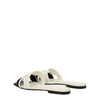 Valentino Garavani Black Leather Slippers Sandals Valentino Garavani