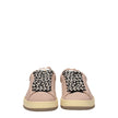 Lanvin Pink Leather Low Tops Lanvin