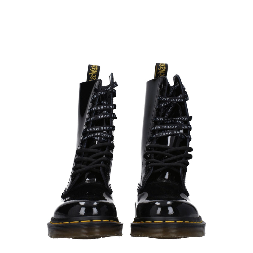 Dr. Martens Black Leather Ankle Boots