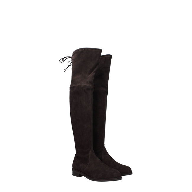 Stuart Weitzman Brown Leather Over The Knee Stuart Weitzman