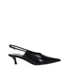 Givenchy Black Leather Mid Heel Pumps Givenchy