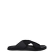 Givenchy Black Fabric Slippers Sandals Givenchy