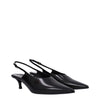 Givenchy Black Leather Mid Heel Pumps Givenchy