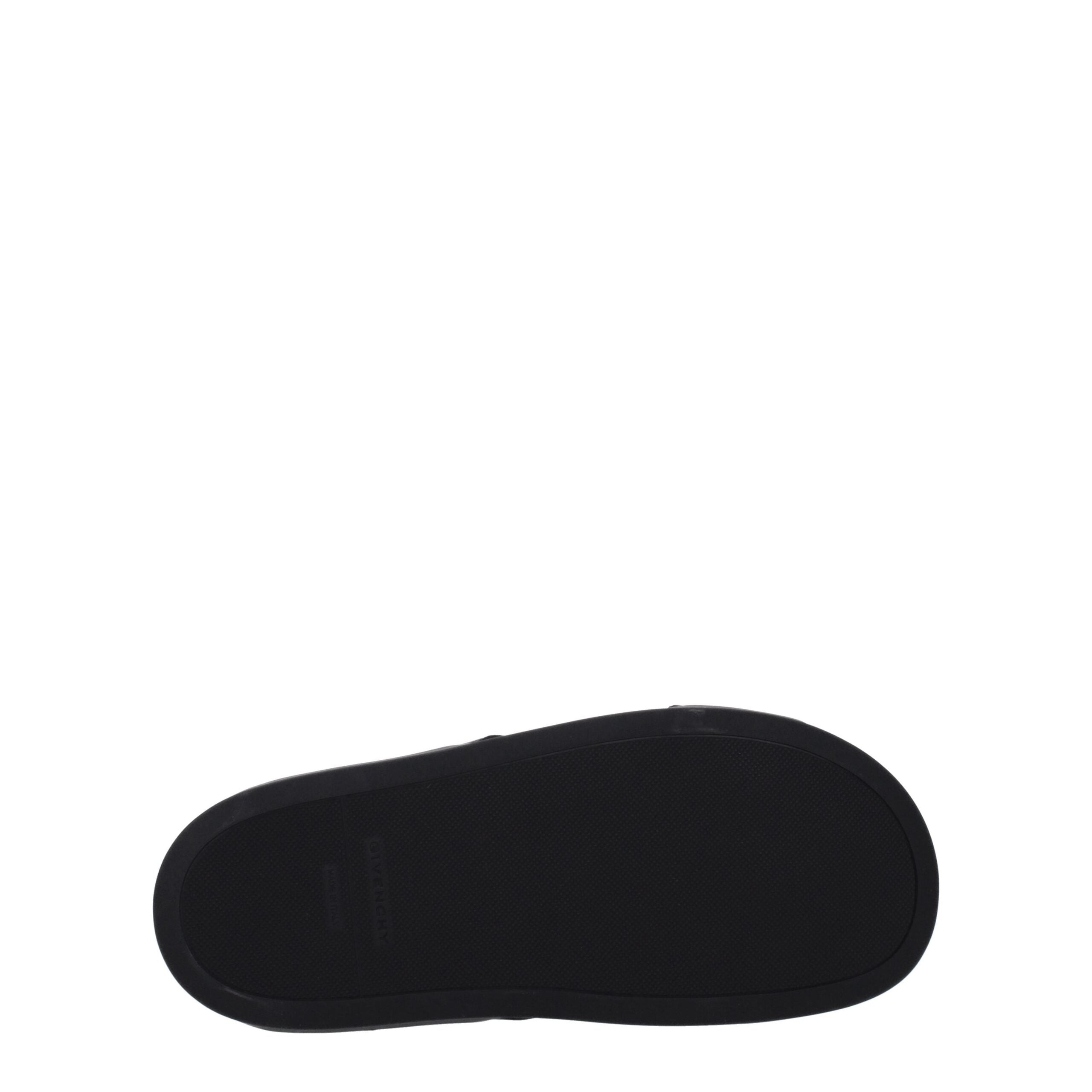 Givenchy Black Fabric Slippers Sandals Givenchy