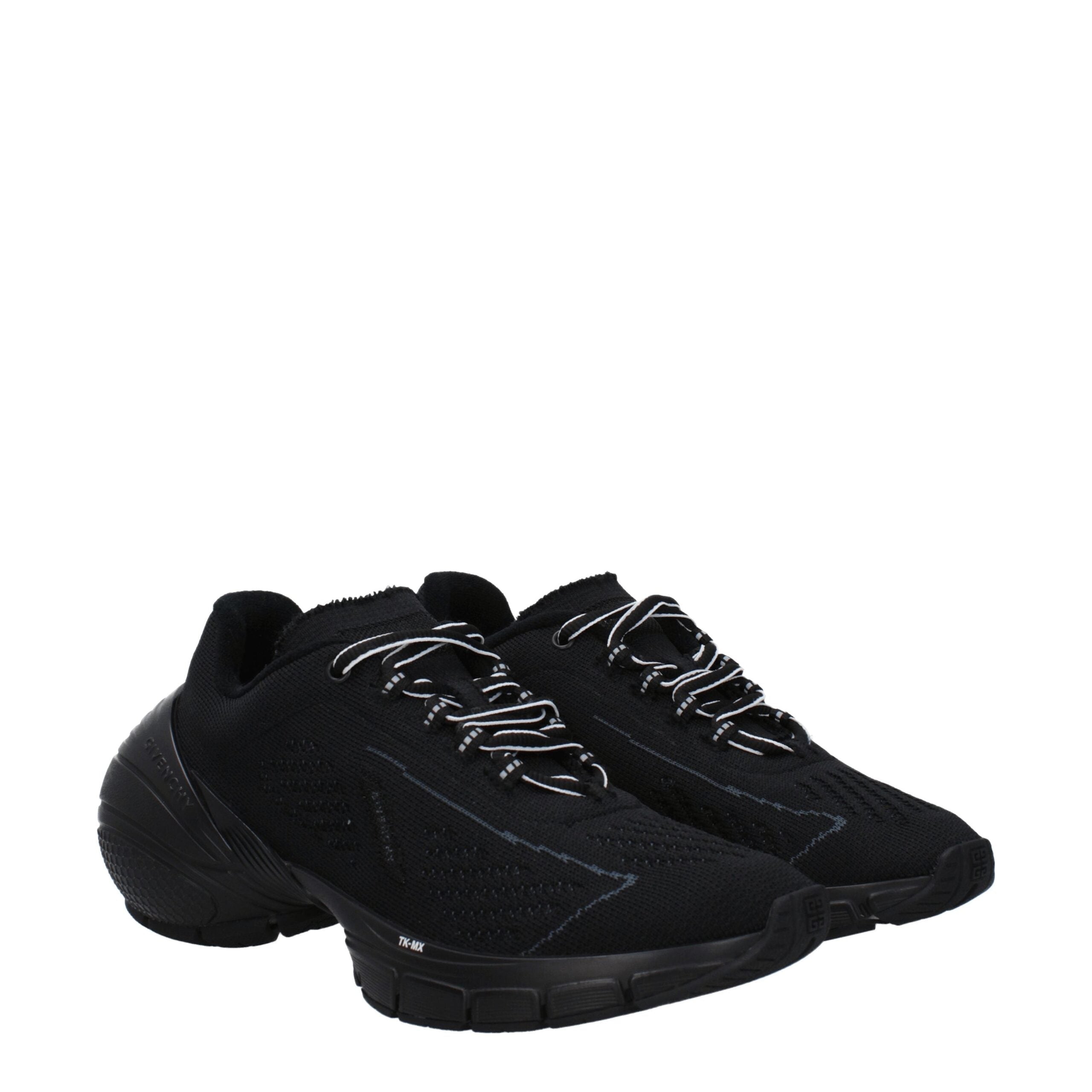Givenchy Black Fabric Athletic Sneakers Givenchy