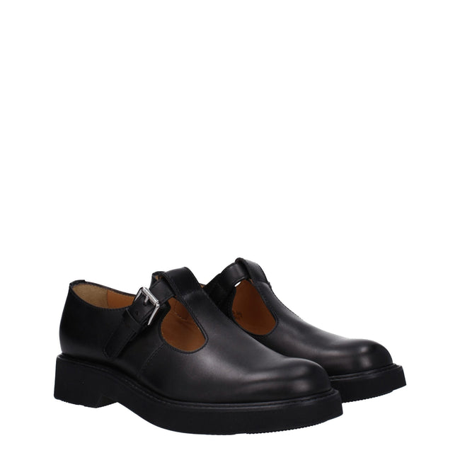 Church's Black Leather Oxfords And Derbies Church's