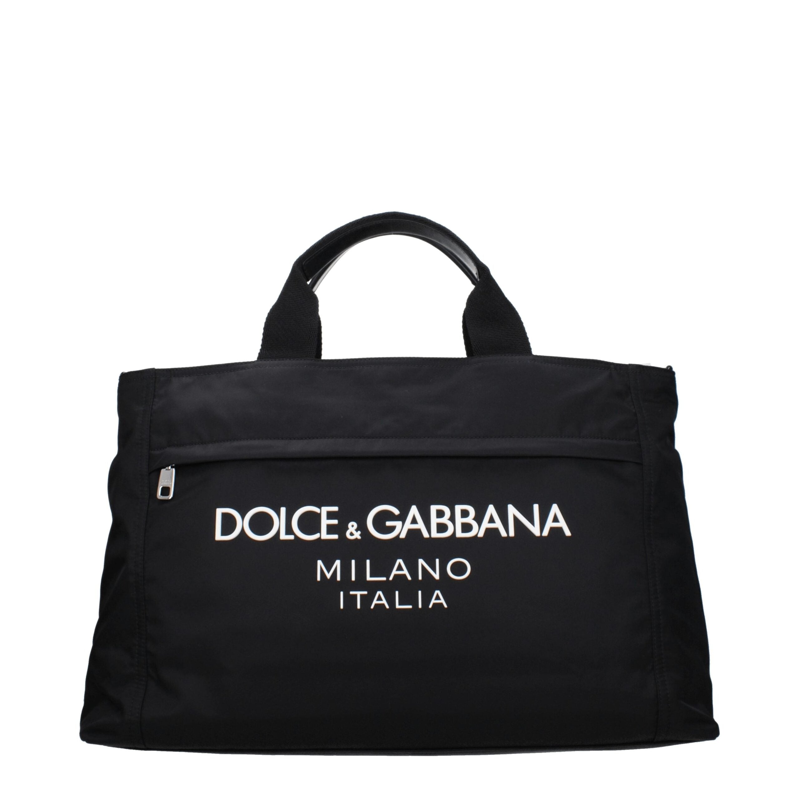 Dolce & Gabbana Black Fabric Luggage And Travel Dolce & Gabbana