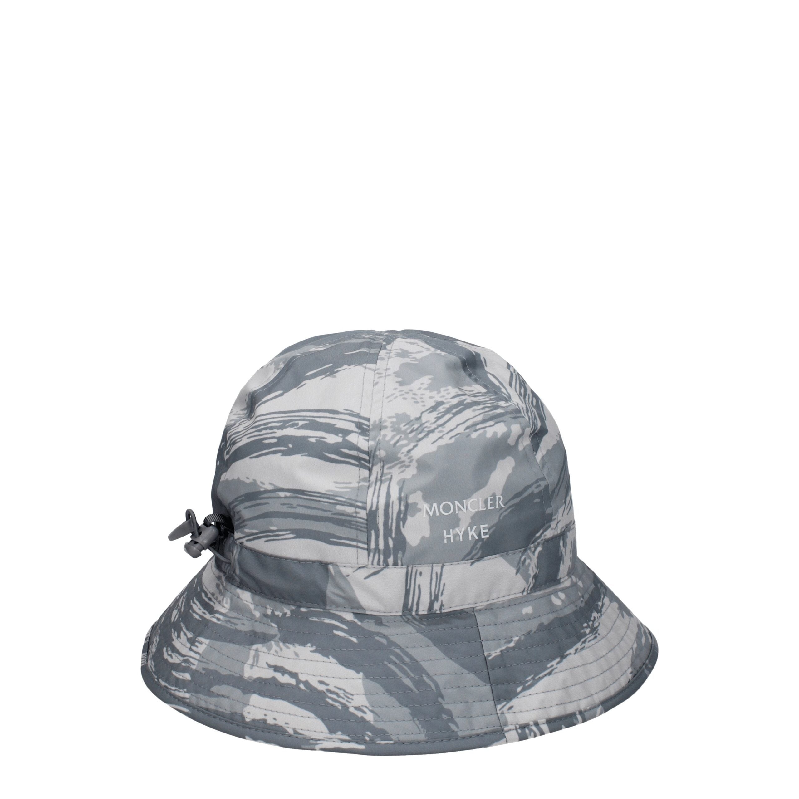 Moncler Gray Polyester Bucket Hats Moncler