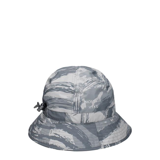 Moncler Gray Polyester Bucket Hats Moncler