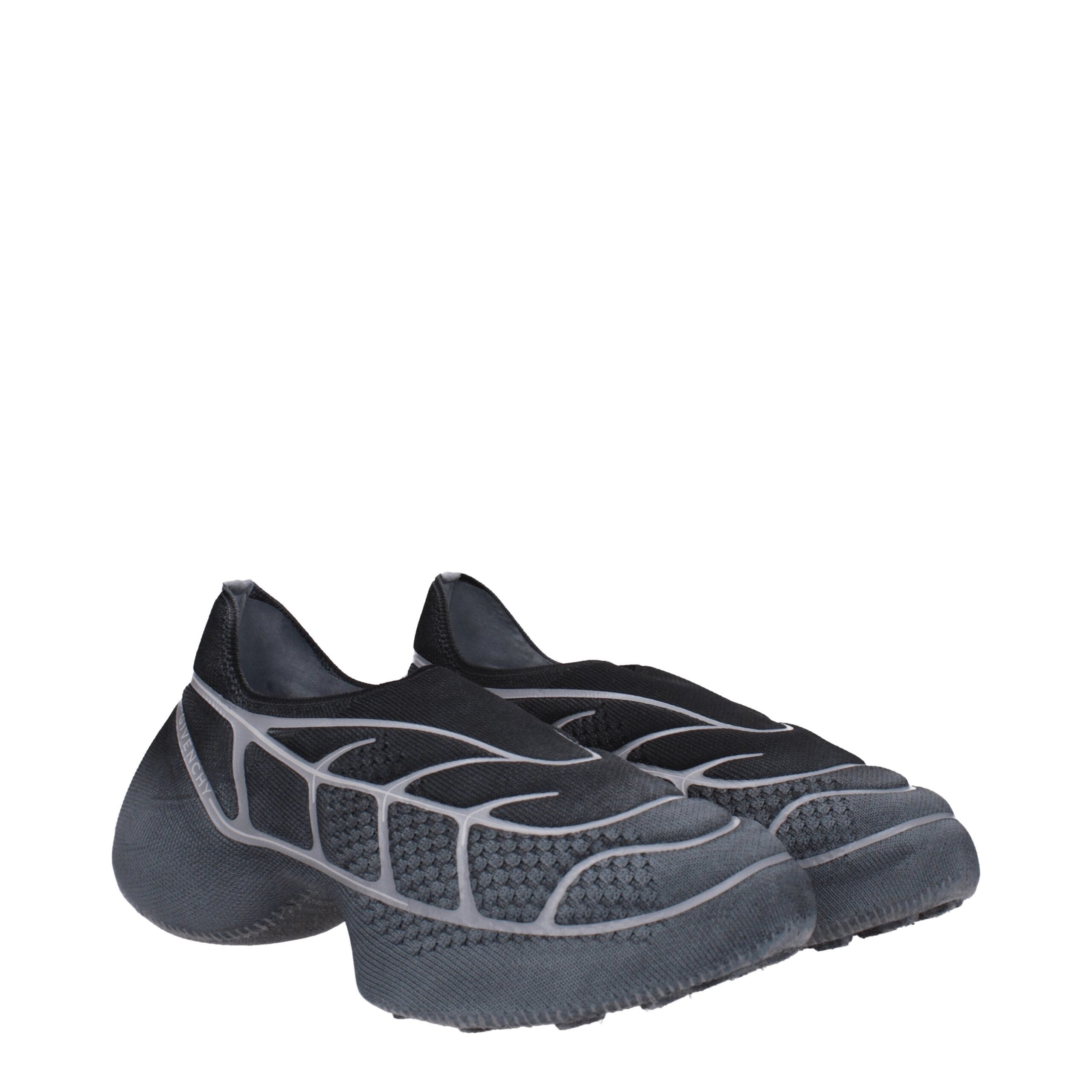 Givenchy Gray Fabric Athletic Sneakers Givenchy