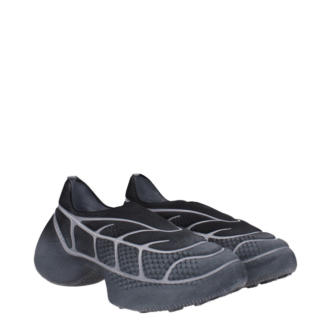 Givenchy Gray Fabric Athletic Sneakers Givenchy